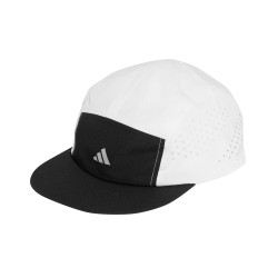 ADIDAS Gorra Running 5 Paneles Run Climacool Blanco Negro Black White
