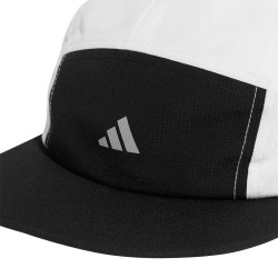ADIDAS Gorra Running 5 Paneles Run Climacool Blanco Negro Black White