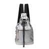 Munich Mochila Metalizada En Poliamida Deep Recycled Plata