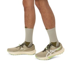 Asics Calcetines Running Fujitrail Crew Sock Verde Khaki