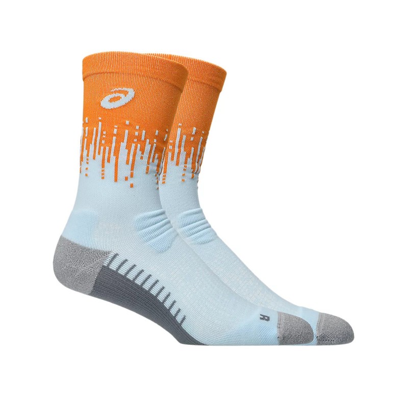 Asics Calcetines Running Performance Run Azul Naranja Sky Sun Peach