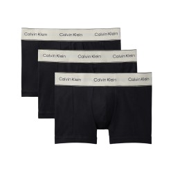 Calvin Klein Calzoncillo Trunk 3 Unidades Negro Beige Hombre