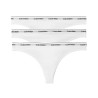 Calvin Klein Ropa interior Thong 3 Unidades Blanco Mujer
