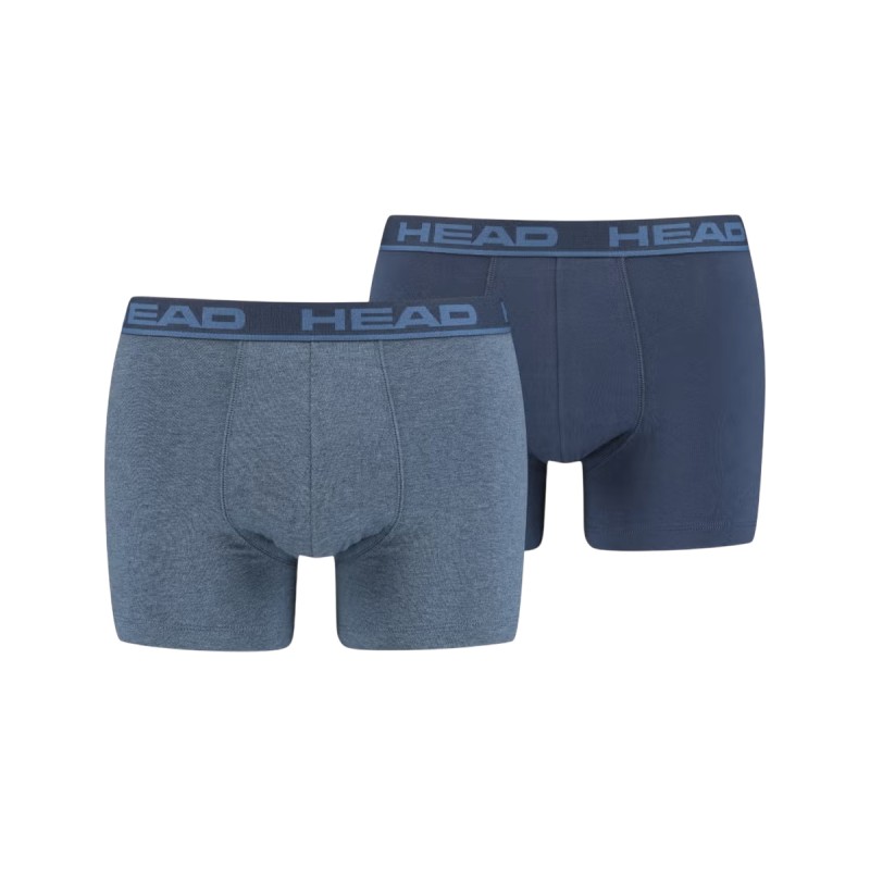 Head Calzoncillo Head Basic Boxer 2 Unidades Azul Hombre
