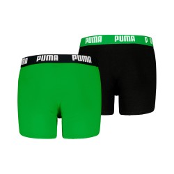 Puma Calzoncillo Everyday Basic Boxers Verde Negro Hombre