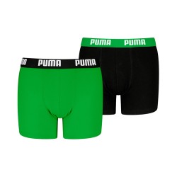 Puma Calzoncillo Everyday Basic Boxers Verde Negro Hombre