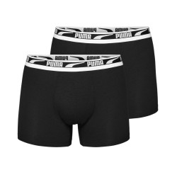 Puma Calzoncillo Men Everyday Multi Logo Boxers 2 Unidades Negro Hombre