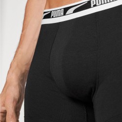 Puma Calzoncillo Men Everyday Multi Logo Boxers 2 Unidades Negro Hombre