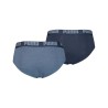 Puma Calzoncillo Slip 2 Unidades Azul Hombre