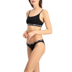 Puma Bragas Bikini 2 Unidades Negro Mujer