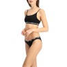 Puma Bragas Bikini 2 Unidades Negro Mujer