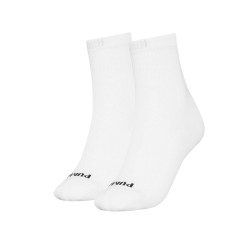 Puma Calcetines Women Heart Logo Short Crew Blanco Unisex