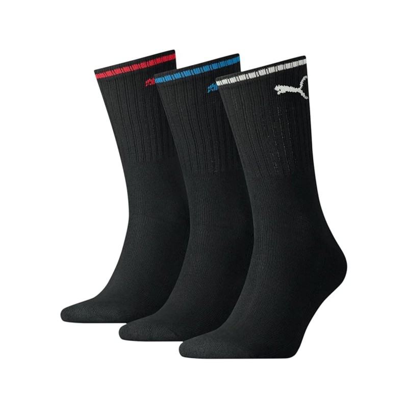 Puma Calcetines Crew Sock Negro Unisex
