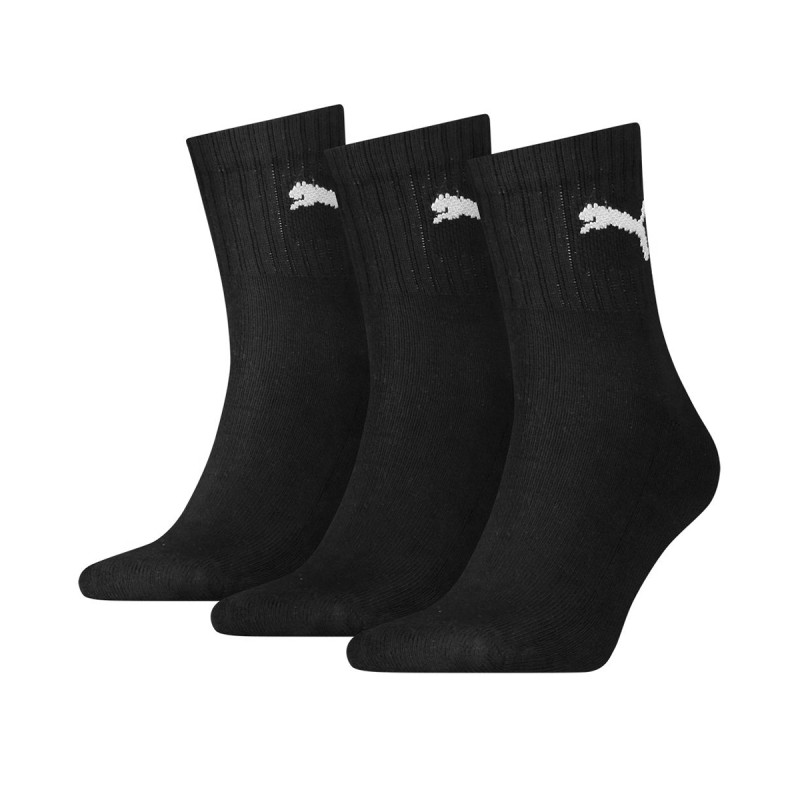 Puma Calcetines Short Crew 3 Unidades Negro Unisex
