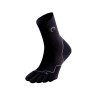 Lurbel Calcetines TrailRunning Tierra Toe Four Negro Black Ice Grey Unisex