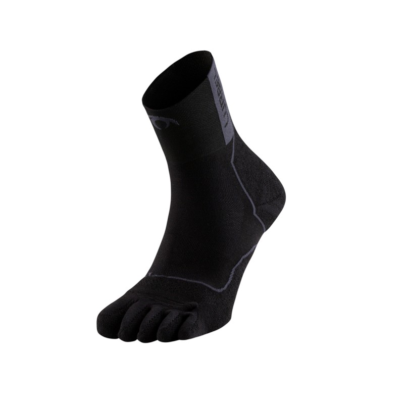 Lurbel Calcetines TrailRunning Desafio Toe Four Negro Unisex