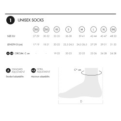 Lurbel Calcetines TrailRunning Desafio Toe Four Negro Unisex