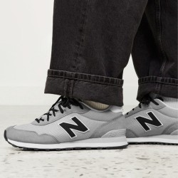 New Balance Zapatilla Casual 515 Gris Hombre
