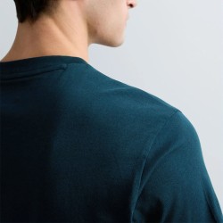 Replay Camiseta De Punto Azul Oscuro Night Blue Hombre