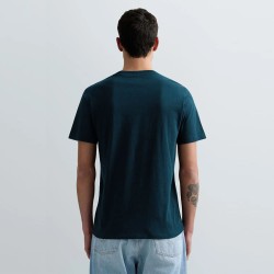 Replay Camiseta De Punto Azul Oscuro Night Blue Hombre