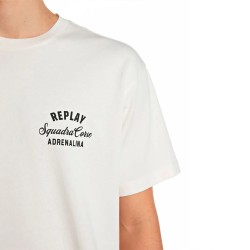 Replay Camiseta Squadra Core Blanco Hombre