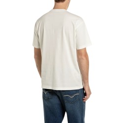 Replay Camiseta M12BF Crema Hombre