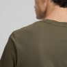 Replay Camiseta De Punto Verde Oscuro Mud Green Hombre