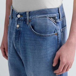 Replay Jeans Pantalón Vaquero Corte Recto Azul Medium Blue Hombre