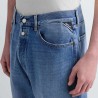 Replay Jeans Pantalón Vaquero Corte Recto Azul Medium Blue Hombre