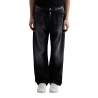 Replay Jeans Pantalón Vaquero Corte Recto Negro Black Delavé Hombre