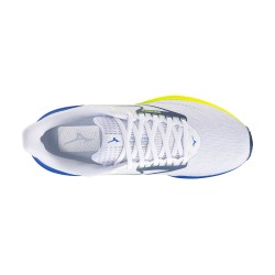 Mizuno Zapatilla Running Shoe Wave Rider 29 Blanco Amarillo Azul White Estate BlueHombre