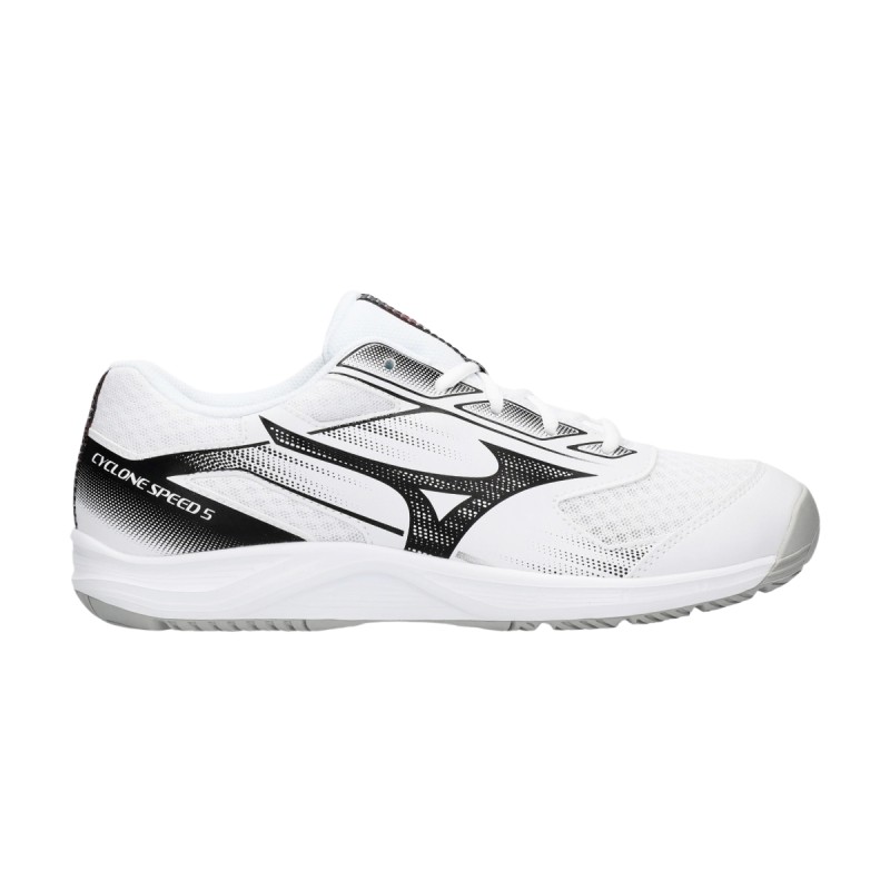 Mizuno Zapatilla Indoor Shoe Cyclone Speed 5 Jnr Blanco Negro White Black Niño