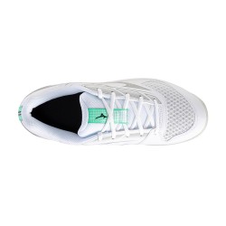 Mizuno Zapatilla Indoor Shoe Cyclone Speed 5 Blanco Gris Verde White Black Frozen Emerald Hombre