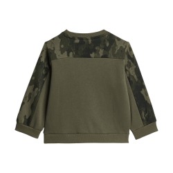 ADIDAS Conjunto De Chandal De Felpa Seasonal Essentials Camo Verde Olive Strata Niño