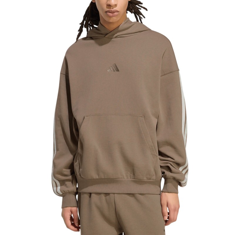 ADIDAS Sudadera Chándal Con Capucha Kit 3-Stripes Marrón Khaki Six Hombre
