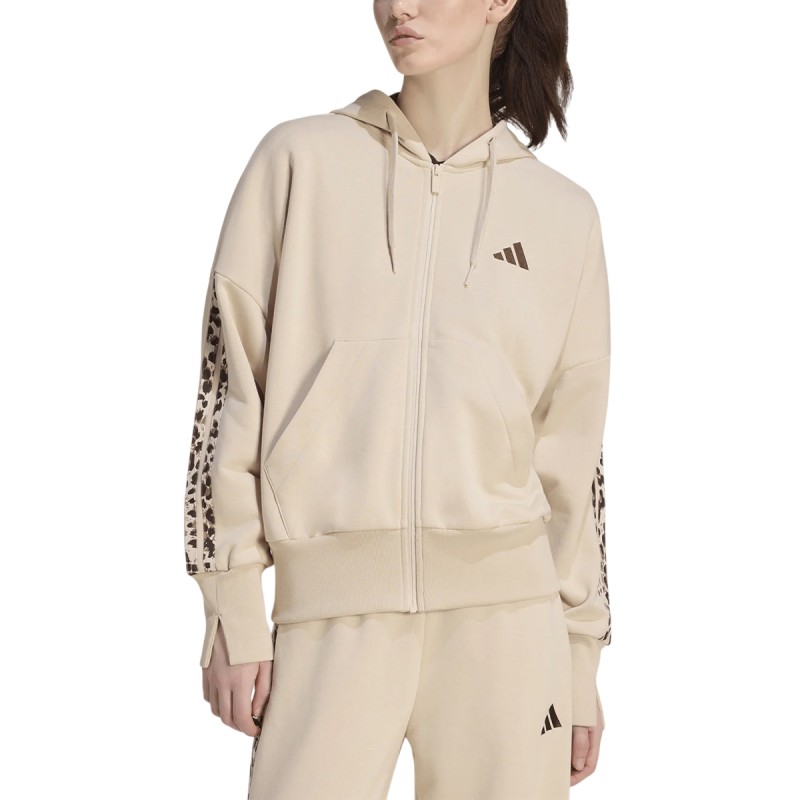 ADIDAS Chaqueta Chándal Essentials Beige Crystal Linen Mujer