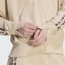 ADIDAS Chaqueta Chándal Essentials Beige Crystal Linen Mujer