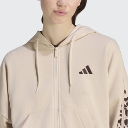 ADIDAS Chaqueta Chándal Essentials Beige Crystal Linen Mujer