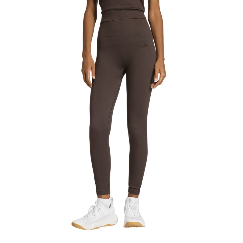 ADIDAS Mallas De Punto Largas Entrenamiento Essential Marrón Aurora Coffe Mujer