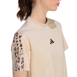 ADIDAS Camiseta Essentials Seasonal Beige Mujer