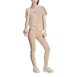 ADIDAS Camiseta Essentials Seasonal Beige Mujer
