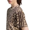ADIDAS Camiseta Seasonal Essentials Animal Print Estamapdo Leopardo Multicolor Mujer