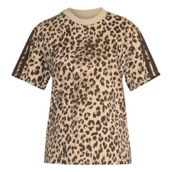 ADIDAS Camiseta Seasonal Essentials Animal Print Estamapdo Leopardo Multicolor Mujer