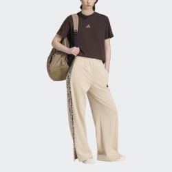 ADIDAS Pantalón Chándal Essential Animal Print 3-Stripes Joggers Beige  Mujer