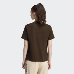 ADIDAS Camiseta Seasonal Essentials 3 Animal Print Marrón Aurora Coffe Mujer