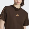 ADIDAS Camiseta Seasonal Essentials 3 Animal Print Marrón Aurora Coffe Mujer