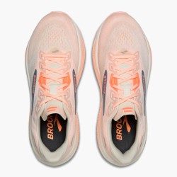 Brooks Zapatilla Running Ghost 18 Rosa Blanco Star White Cyber Peach Mujer