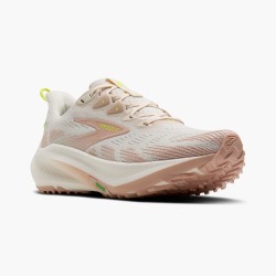 Brooks Zapatilla TrailRunning Ghost Trail Rosa Beige Arctic Wolf Rose Mujer