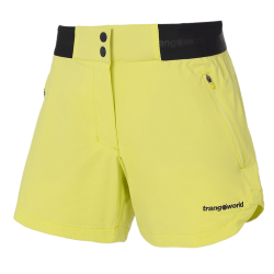Trangoworld Pantalón Corto Stora Amarillo Mujer
