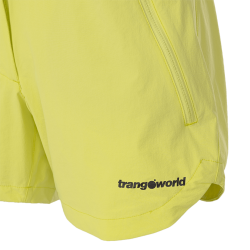 Trangoworld Pantalón Corto Stora Amarillo Mujer